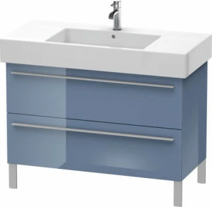 XL654404747 Тумбочка напольная X-Large #XL6544 1000 x 470 мм Каменно-синий глянцевый лак