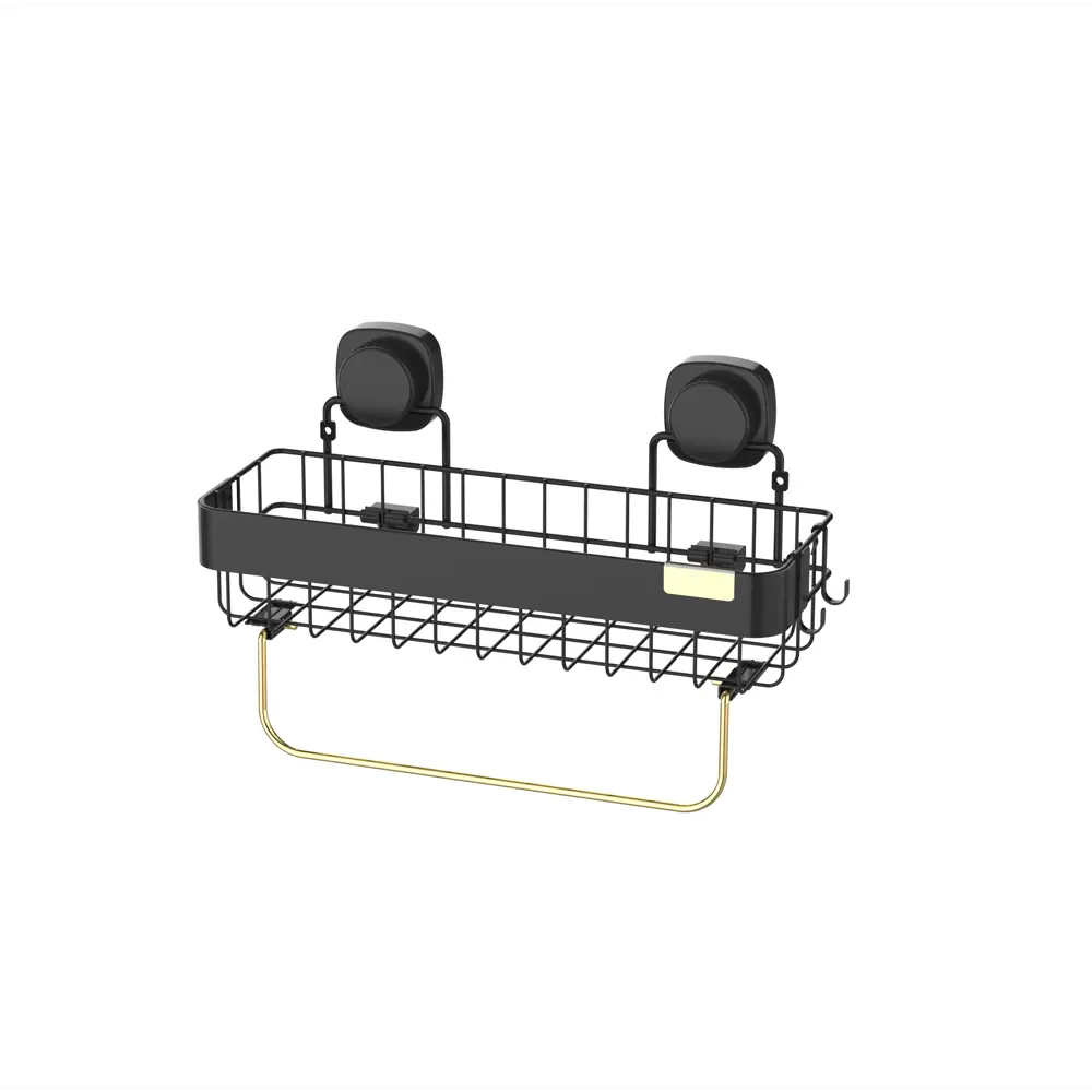 Полка для душа Iddis Soul LM004WC1Bi44 1 ярус цвет черный STLM-2114846