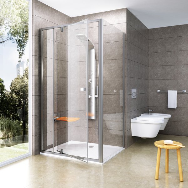 PDOP1-80 блестящая + стекло транспарент Ravak 03G40C00Z1 - Вид №9