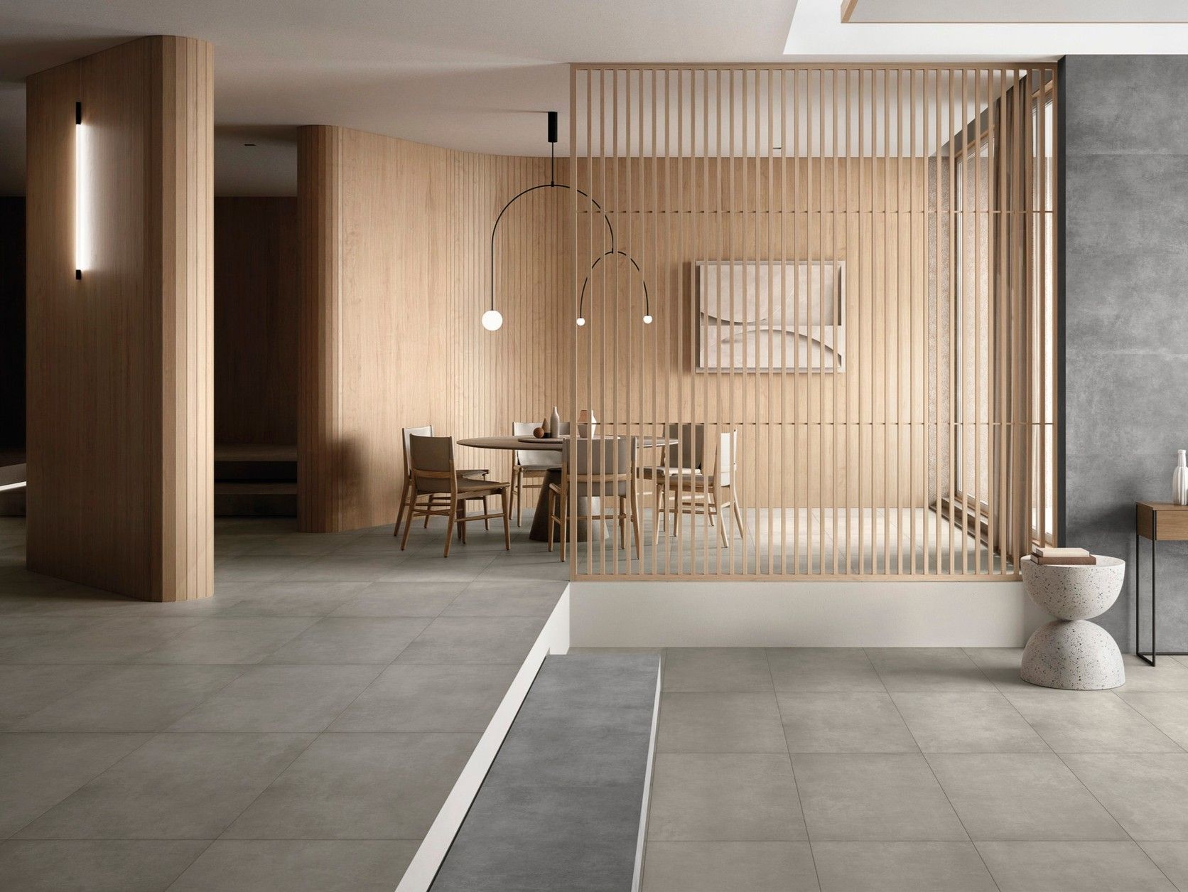 Пол / облицовка керамогранита для внутреннего и наружного применения с эффектом цемента ARIOSTEA NEXT ARCH-00021346 - Вид №1