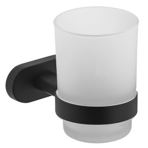 B004514 Bienbanyo ДЕРЖАТЕЛЬ ДЛЯ ЗУБНЫХ ЩЕТК BIEN ALESTA - ЧЕРНЫЙ МАТОВЫЙ