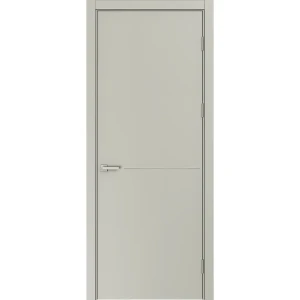 Дверь межкомнатная глухая Николь 80x220 см эмаль цвет шелк с замком и без петель 89464731 STLM-2132867