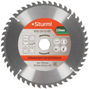 Диск пильный Sturm! 9020-250-32-48T 1287315