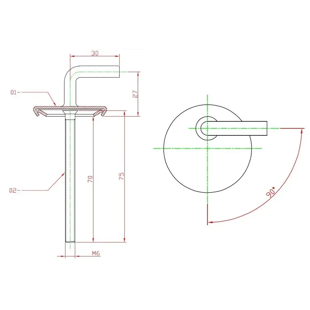 Крепление универсальное AHS.162K к сиденью для унитаза Santreyd STLM-2167308 - Вид №2