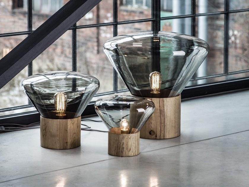 BROKIS Настольная светодиодная лампа из дерева и стекла Muffins sun-id-1463499 - Вид №5