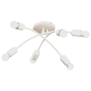 Люстра потолочная Светус Офелия 640 E27 6 ламп 60 Вт 20 м² цвет белый