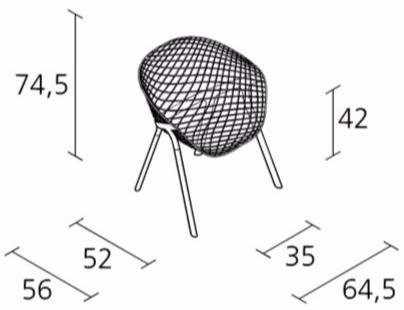 Alias Садовый стул с подлокотниками Kobi sun-id-1347724 - Вид №3