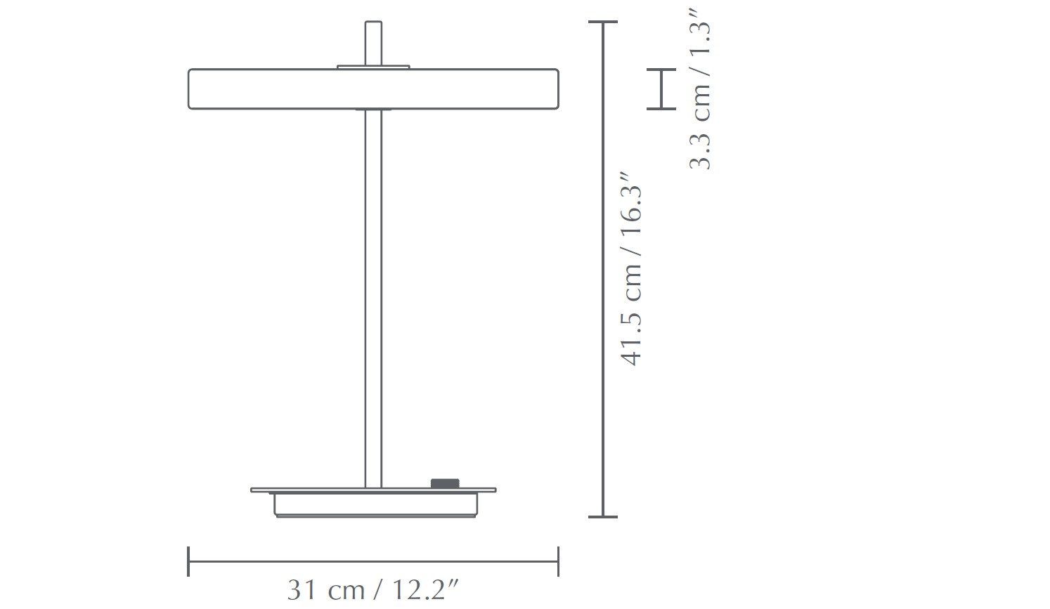 Алюминиевая светодиодная настольная лампа UMAGE Asteria ARCH-00085781 - Вид №6