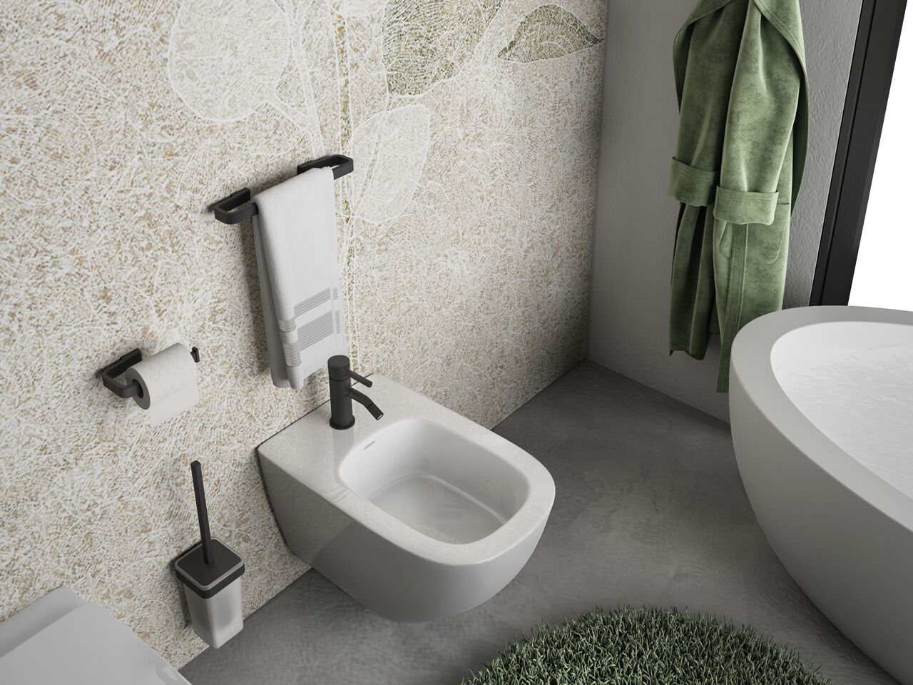 Латунный держатель рулона GEDY Самоа ARCH-00120121 - Вид №2