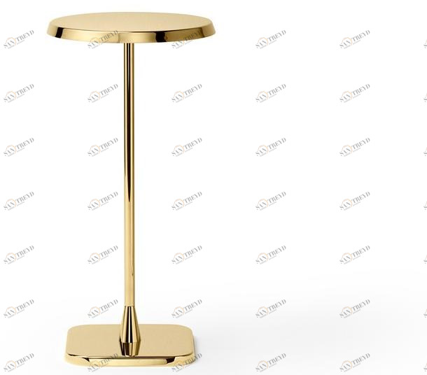 GHIDINI1961 Круглый журнальный столик из нержавеющей стали Opera sun-id-1449096