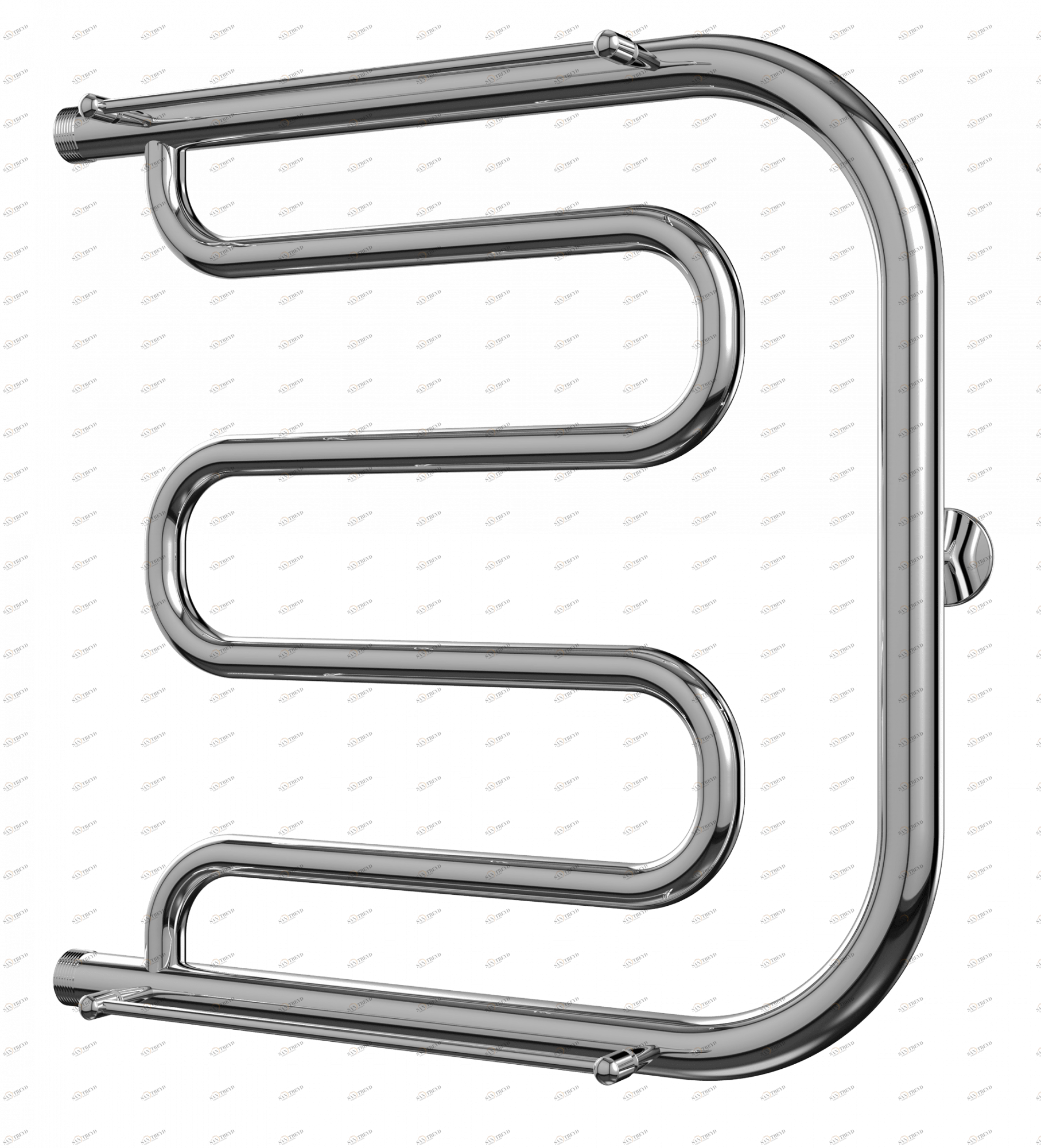 4620768881107 ЭКОНОМ Фокстрот БШ 600х600 Полотенцесушитель TERMINUS Нержавеющая сталь