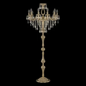 Торшер хрустальный 159х68 см бронзовый Bohemia Ivele 72302T/10/210 B FP BOHEMIA IVELE СВЕЧА 00-3889402 Бронза;прозрачный