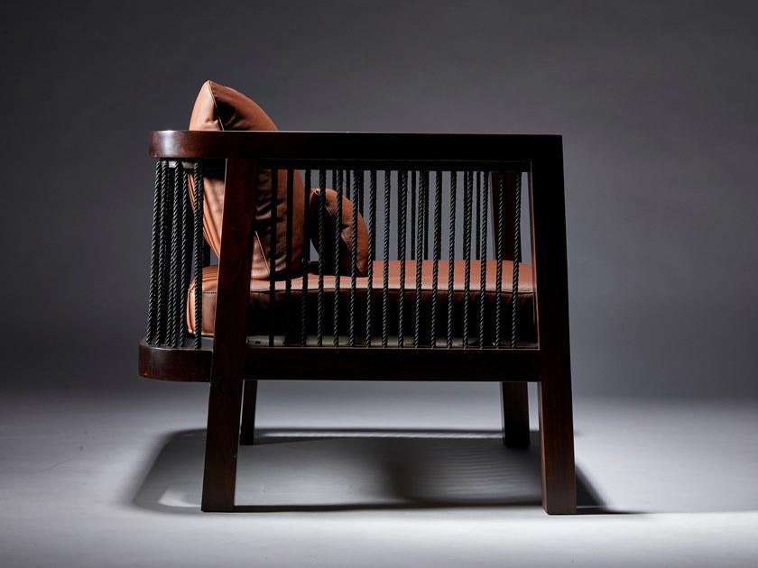 REDA AMALOU DESIGN Кожаное кресло sun-id-1486866 - Вид №1