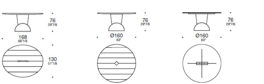ESTEL GROUP Круглый стол из вторичного дерева sun-id-1490157 - Вид №4