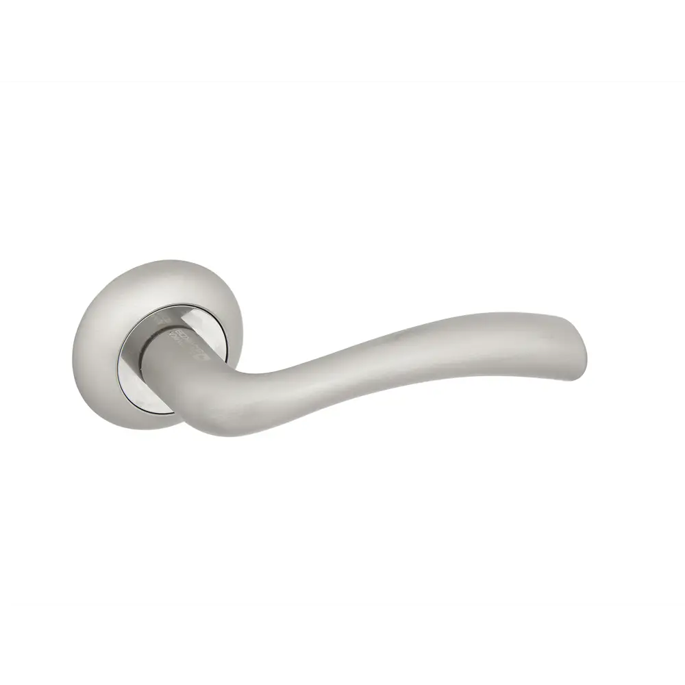 Дверные ручки Фабрика Замков A 113 PC, без запирания, комплект, цвет матовый хром STLM-2152592