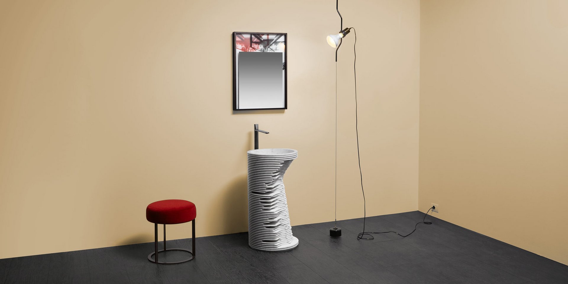 Introverso Напольная раковина стоящая прямоугольная Antoniolupi  - Вид №7