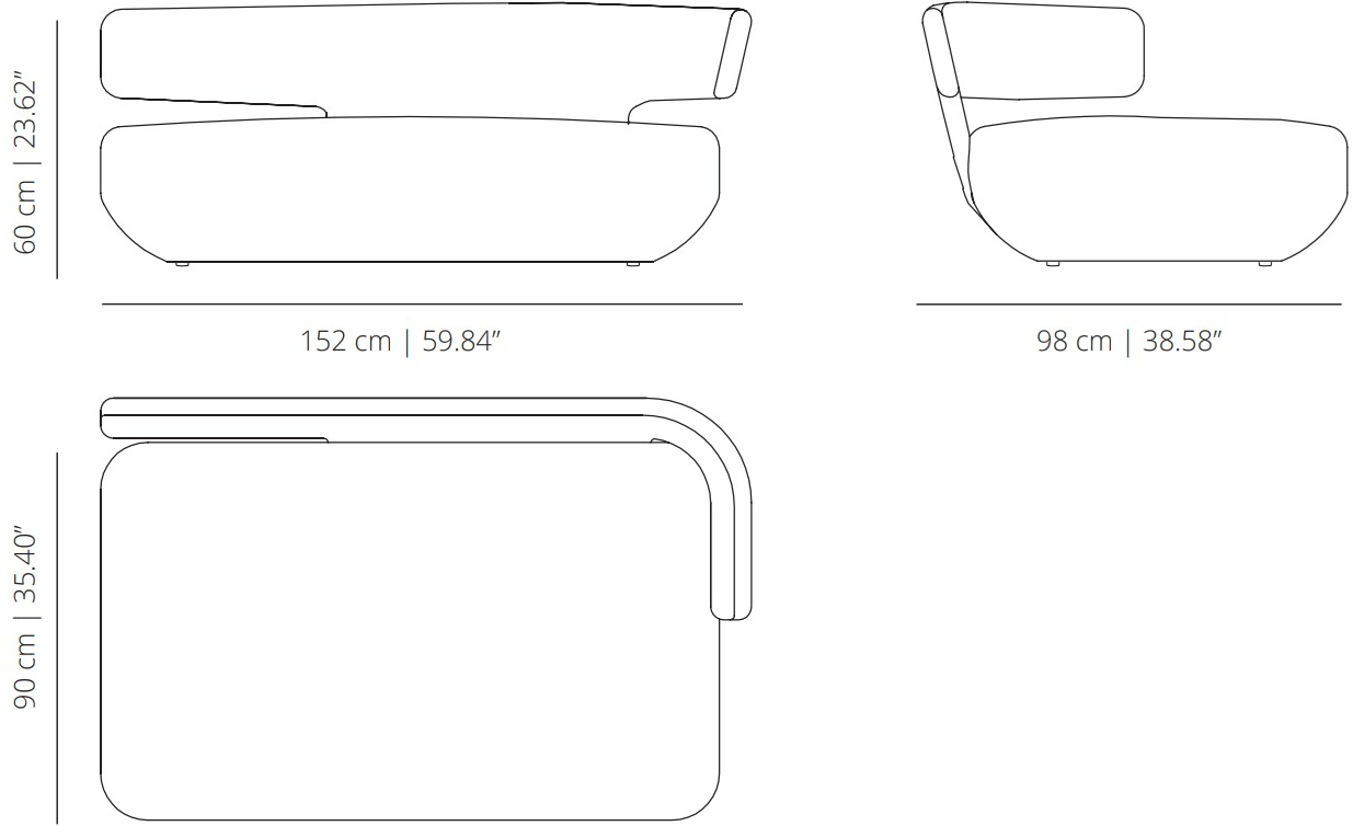 Viccarbe Модульный диван Levitt sun-id-1454811 - Вид №9