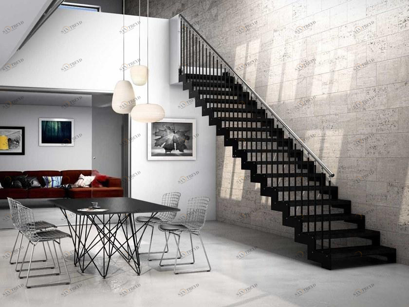 MOBIROLO Открытая лестница из дерева с боковыми перекладинами sun-id-1393706