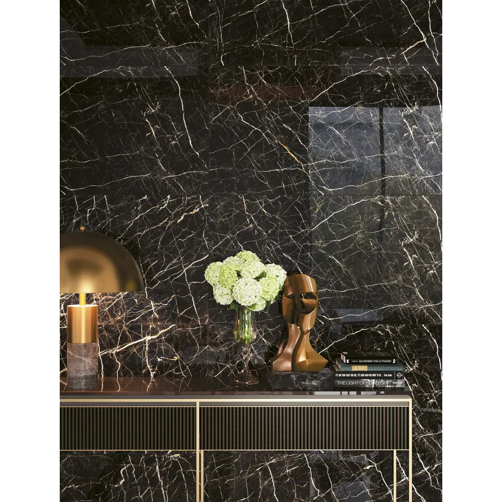 Керамогранит Allure Imperial Black 45x45 см 1.215 м² матовый цвет черный Santreyd STLM-2209904 - Вид №3