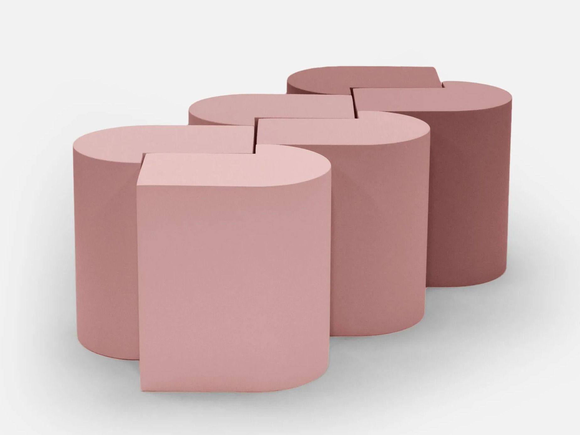 Модульная скамья с пенопластовым покрытием без спинки SIXINCH Hooked ARCH-00009921 - Вид №2