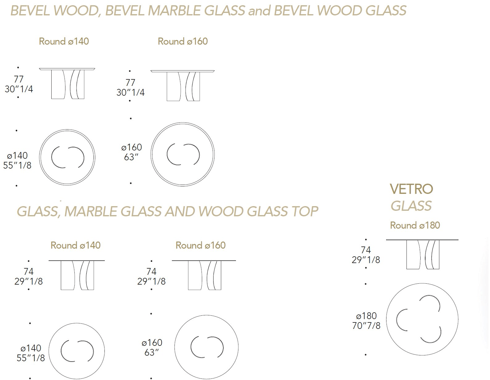 Reflex Круглый обеденный стол из стекла Petalo sun-id-1512957 - Вид №3