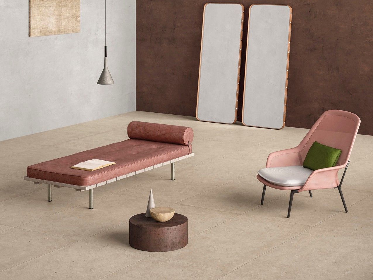 Пол / облицовка керамогранита с эффектом камня Fiandre фьорд ARCH-00009570