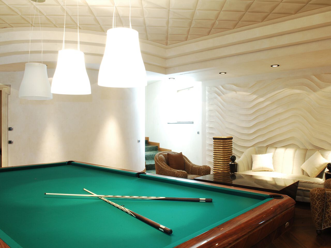 Прямоугольный бильярдный стол из розового дерева Hermelin biliardi классические игровые столы ARCH-00045869 - Вид №1