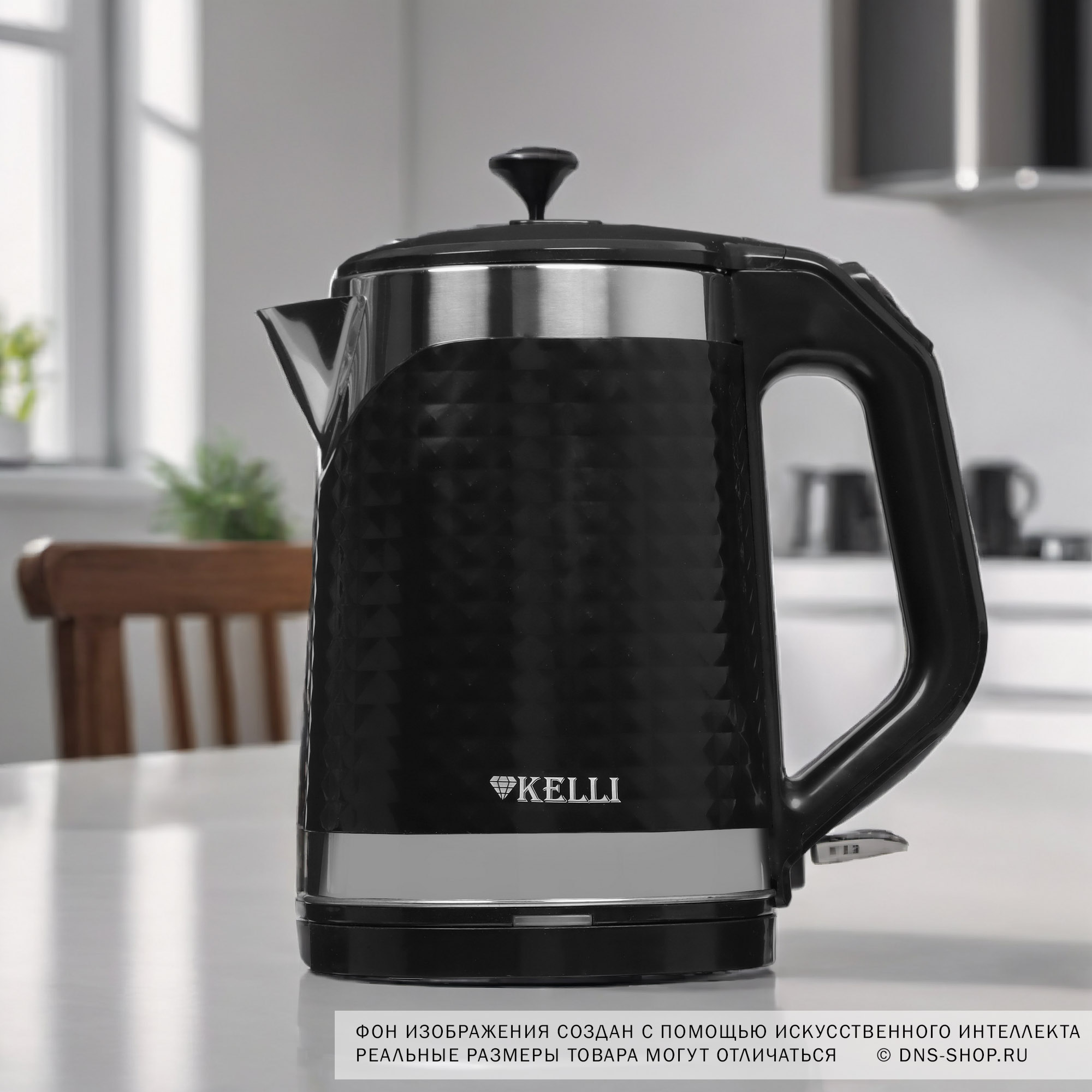 5359871 Электрочайник KELLI KL-1372B черный STDN-0019049 - Вид №8