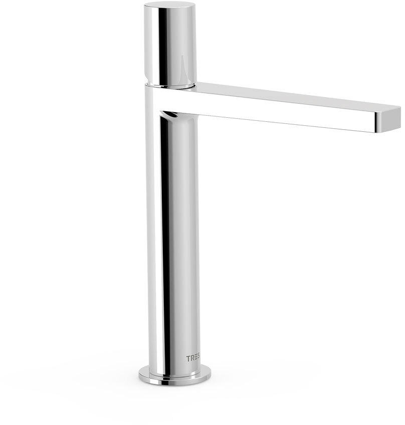 ПРОЕКТ-Смеситель для умывальника TRES High с одной ручкой -21120302 TRES