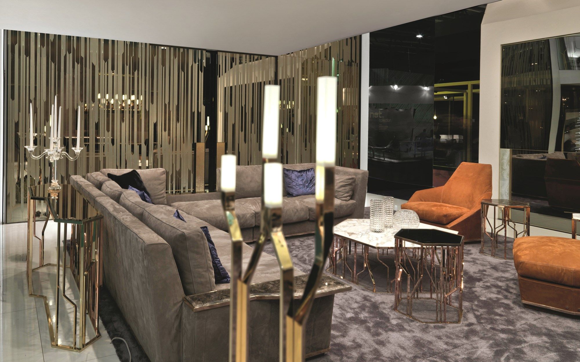 Обшивка из зеркального стекла Longhi Aluminiun Chic-Doors ARCH-00115417 - Вид №1