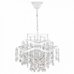 Люстра подвесная хрустальная 147 см Charlotte FR1001PL-04W FREYA ДИЗАЙНЕРСКИЕ, КАПЛЯ 00-3957118 Прозрачный