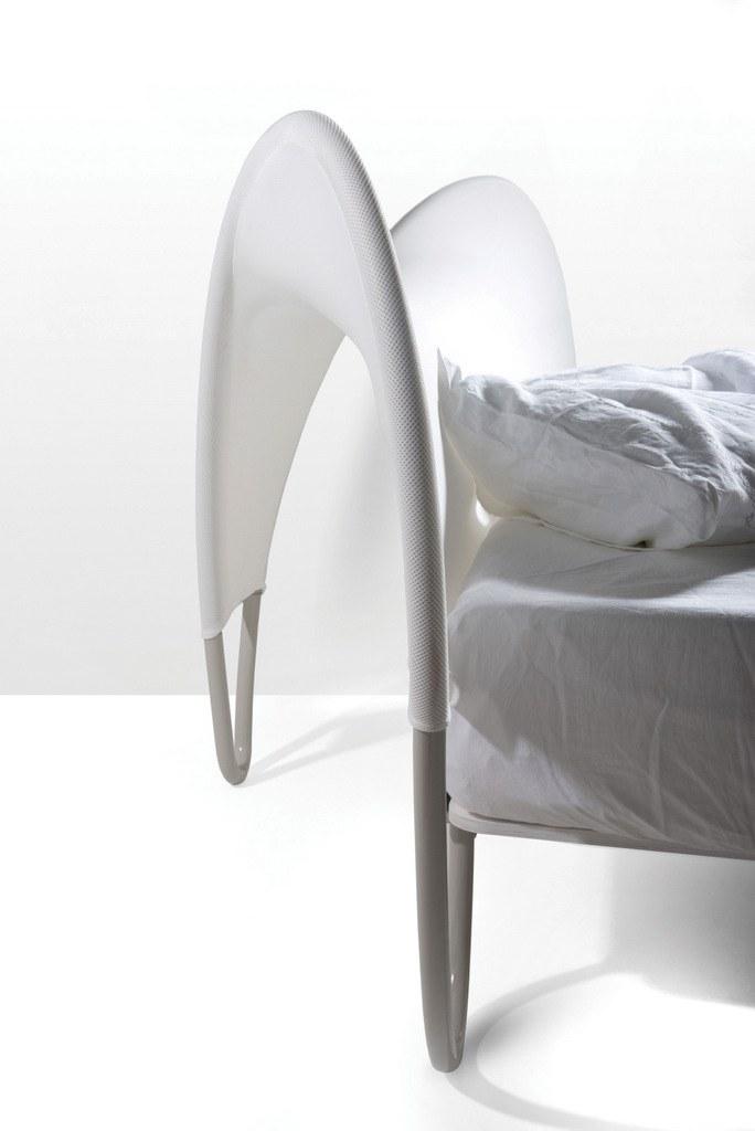 Barel Кровать из трубчатой ​​и объемной ткани Onda sun-id-1387845 - Вид №2