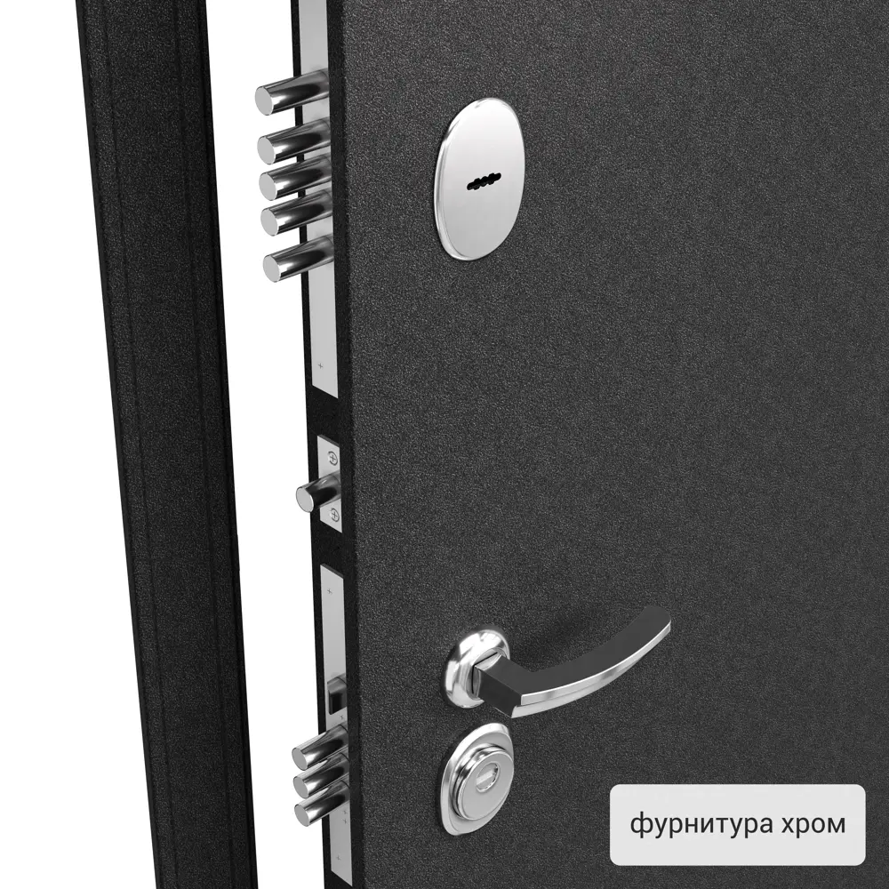 Дверь металлическая Контрол Леона, 880 мм, левая, цвет дуб сонома TOREX STLM-2070041 - Вид №2