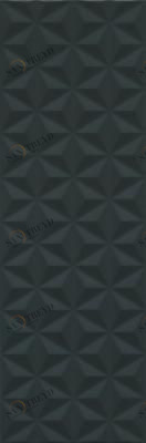 12121R Диагональ черный структура обрезной 75*25 Kerama Marazzi sun-id-307491