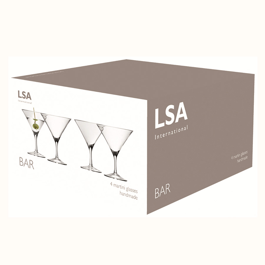 G715-06-301 Набор из 4 бокалов для мартини bar, 180 мл LSA International  - Вид №12