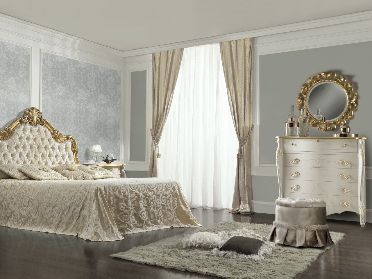 Настенное зеркало с круглой рамой CASA +39 Россини ARCH-00056429 - Вид №1