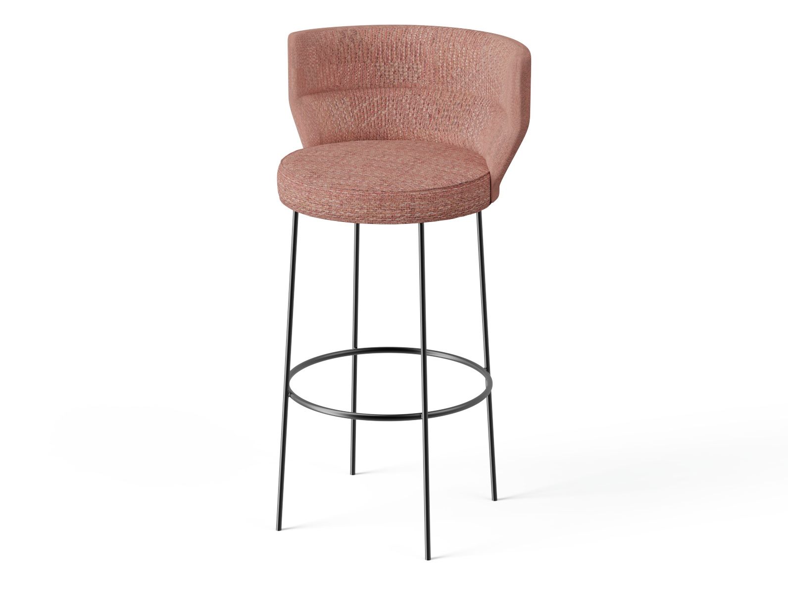 Высокий кожаный стул с подставкой для ног Punt Sena ARCH-00069404 - Вид №2