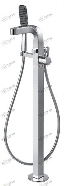 Отдельно стоящий смеситель для ванны WAVE F674108C-B bravat