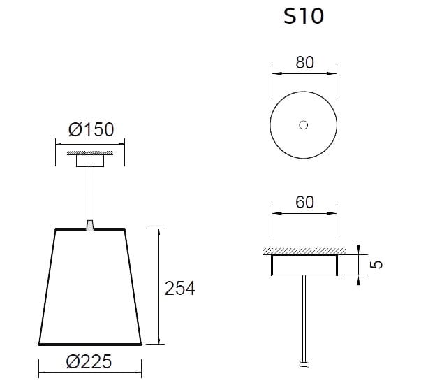 Стальной светодиодный подвесной светильник ENGI MINIMAL A ARCH-00126633 - Вид №2