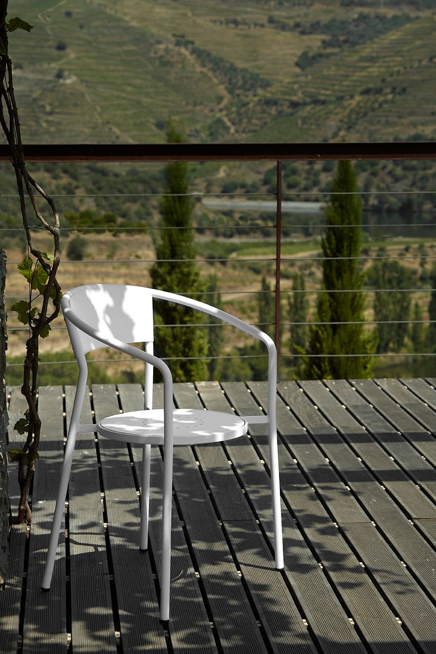 Металлический садовый стул с подлокотниками Adico ANDALUZA ARCH-00023791 - Вид №2