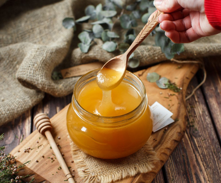 5909 Мед горный каштан_700 г. Урожай 2021 г. Вкусляндия  - Вид №1