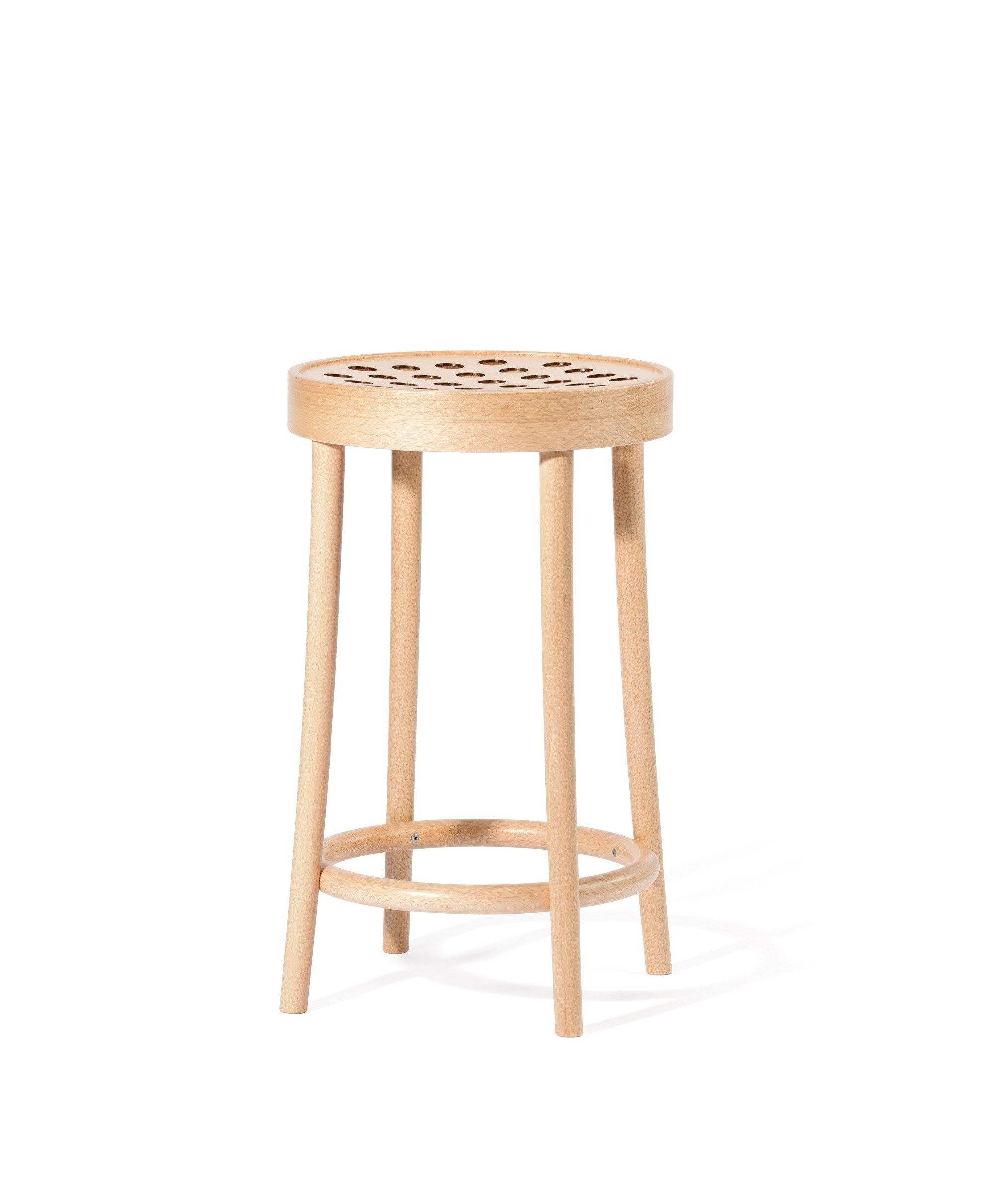 Высокий деревянный барный стул с подставкой для ног TON 822 ARCH-00090162 - Вид №48