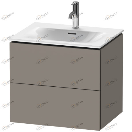 LC630501414 L-Cube Тумбочка подвесная Терра, декор Duravit