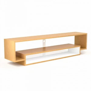 Тумба под телевизор длинная 140 см Tube-1 BRAGIN DESIGN  256496 Бежевый