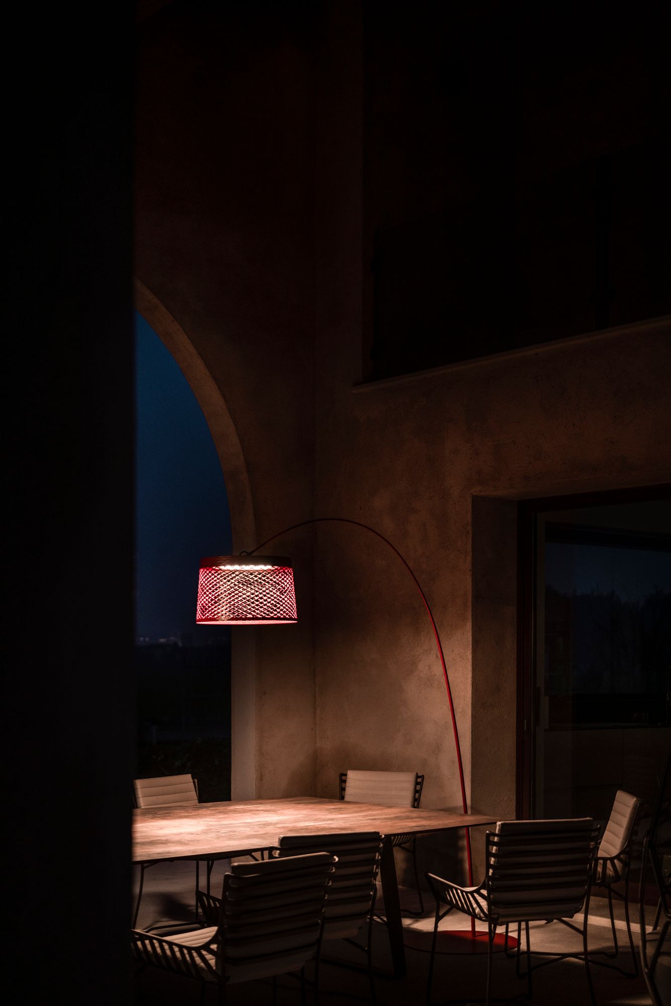 Композитный материал светодиодный наружный дуговой светильник Foscarini ARCH-00150601 - Вид №7