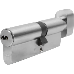 Цилиндр дверной ABUS KD6N с защитой от взлома, никель 45x35 мм 82441714