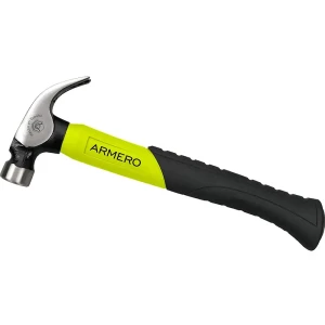 Молоток-гвоздодер Armero фиберглассовая ручка 600 г