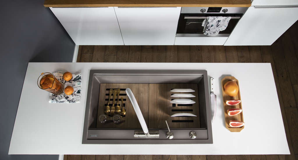 Кухонная мойка Kitagawa 86-LB GR OMOIKIRI 4993796 - Вид №2