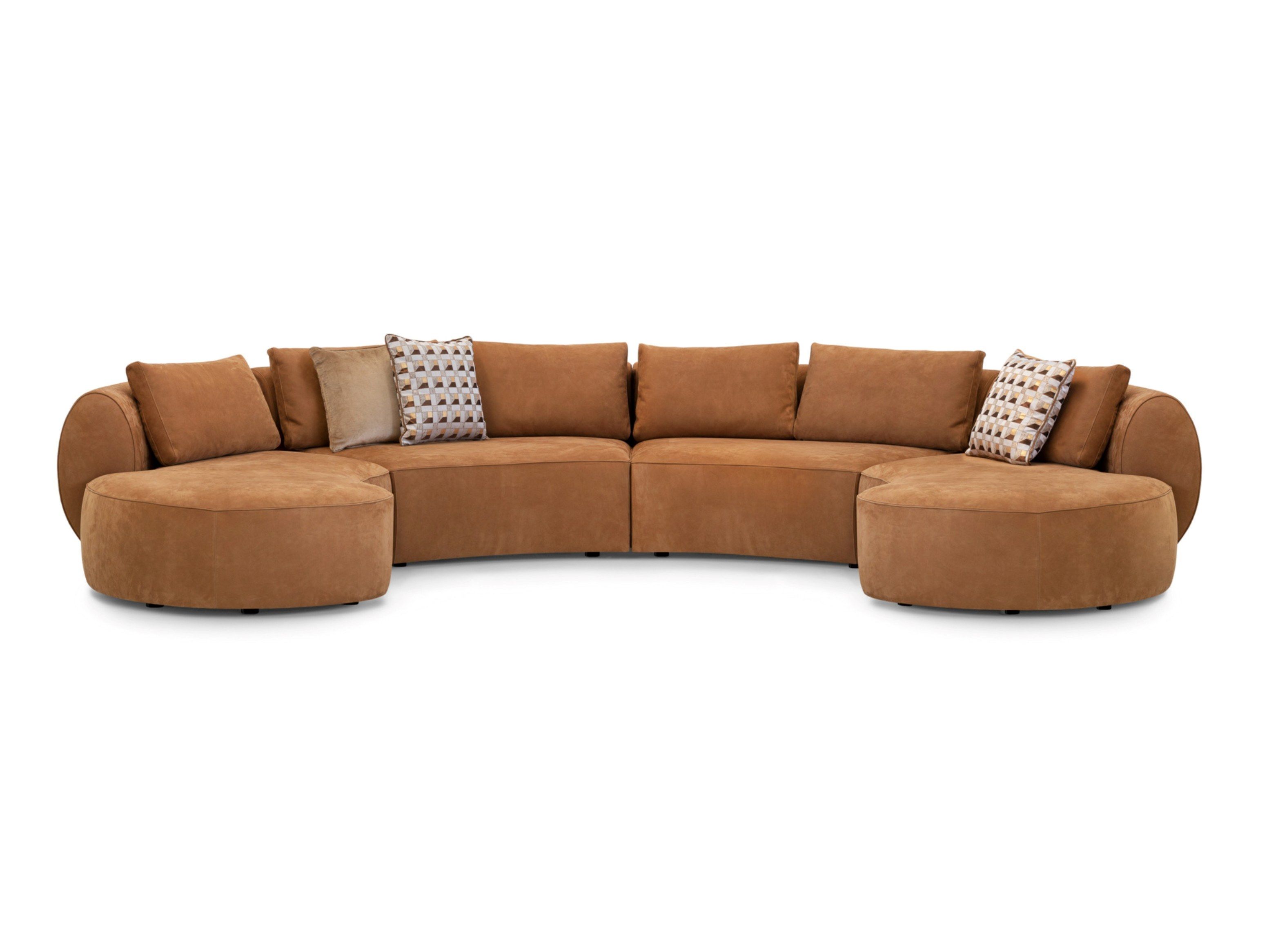 Секционный диван из изогнутой ткани Sicis Botero ARCH-00116512 - Вид №1