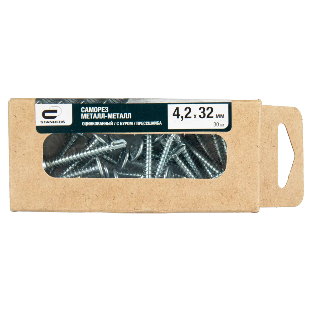 Саморезы STANDERS с пресс-шайбой 4.2x32 мм для металла 89213053 STLM-1009733 - Вид №3